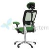 FOTEL ERGONOMICZNY CORPOCOMFORT BX-4147 ZIELONY